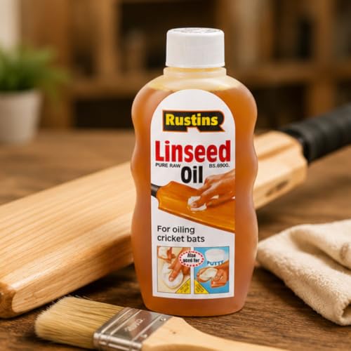 Rustins Raw Linseed Oil 300ml - Natural Wood Treatment & Lubricant