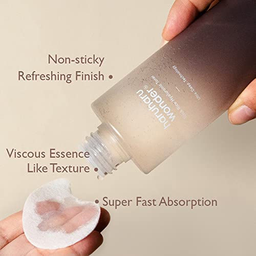 HARUHARU Black Rice Hyaluronic Toner - Deep Hydration & Soothing, Vegan 5.1 fl. oz