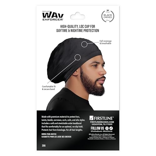 WAV Enforcer Loc Cap - Durable Protection for Your Locs