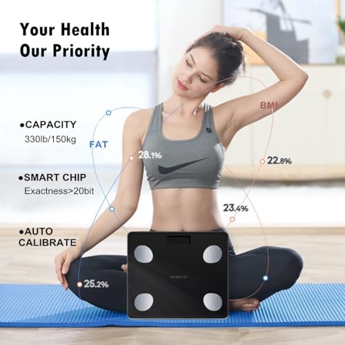 NUTRI FIT Bluetooth Smart Scale for Body Composition Analysis