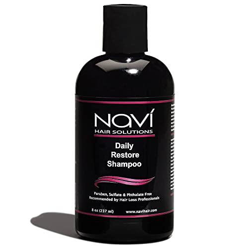 Navi Hair Loss Shampoo for Thinning Hair with Biotin & Vitamin E - DHT Blocker, 8 oz