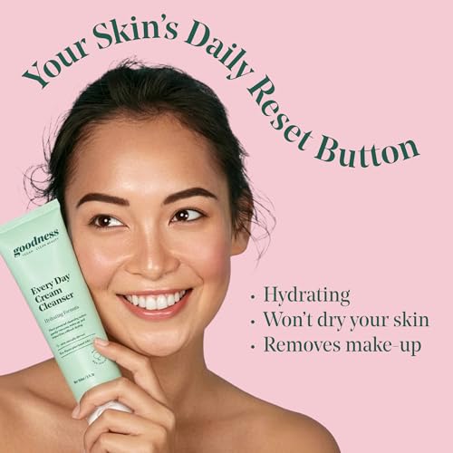 Goodness Vegan Cream Cleanser - Hydrating Face Wash with 5 Oils