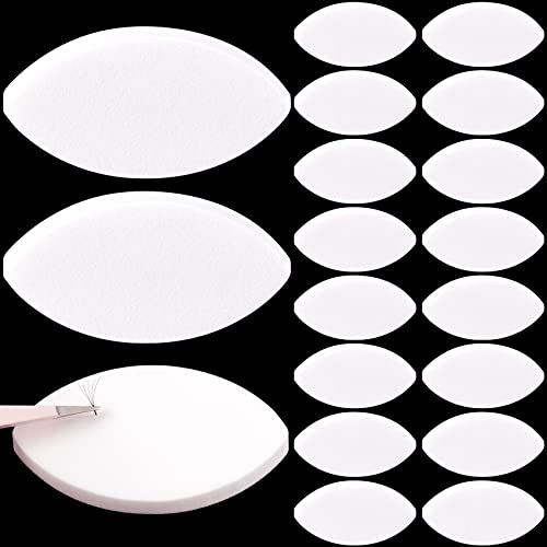 30Pcs Eye Shaped Practice Sponges for Eyelash Extension Training