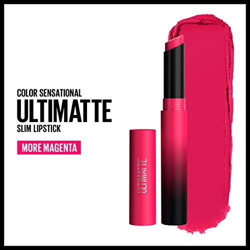 Maybelline Color Sensational Ultimatte Lipstick - More Magenta, 0.06 oz