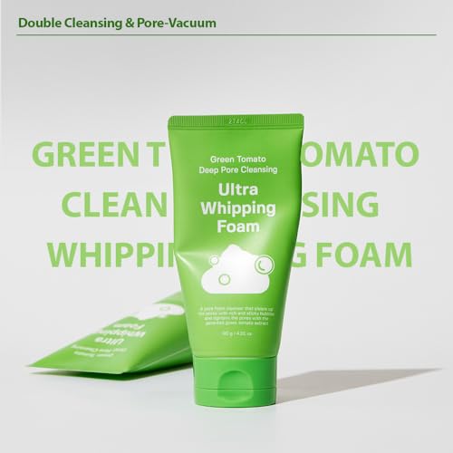 SUNGBOON EDITOR Green Tomato Deep Pore Cleansing Foam, 4.24 oz – Oily Skin Cleansing