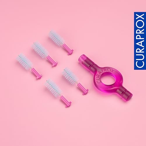 Curaprox CPS Perio 406 Interdental Brush Set - 5 Brushes + 2 Holders
