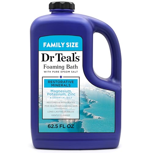 Dr Teal's Restorative Minerals Foaming Bath with Epsom Salt, 62.5 fl oz