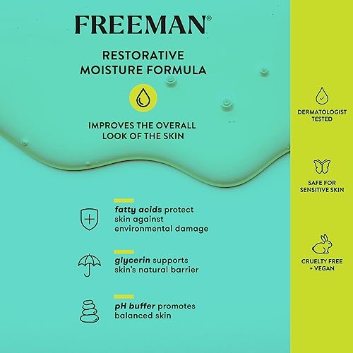 Freeman Rich Cream Overnight Face Mask - 2-in-1 Hydrating Moisturizer, 1.7 Oz