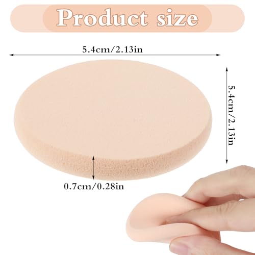Nogeqi 4-Pack Flat Makeup Sponges for Flawless Foundation Application