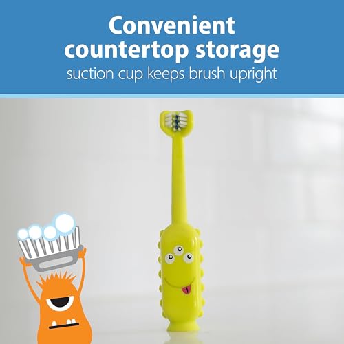 Dr. Brown's ToothScrubber Toddler Toothbrush & Fluoride-Free Toothpaste Set