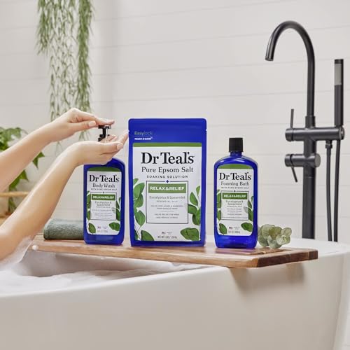 Dr Teal's Epsom Salt Body Wash with Eucalyptus & Spearmint - 24 fl oz (Pack of 2)