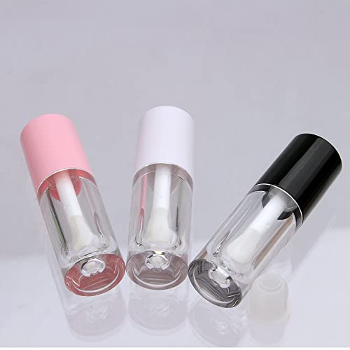COSIDEA 14pcs Pink 6ml Lip Gloss Tubes with Big Wand for DIY