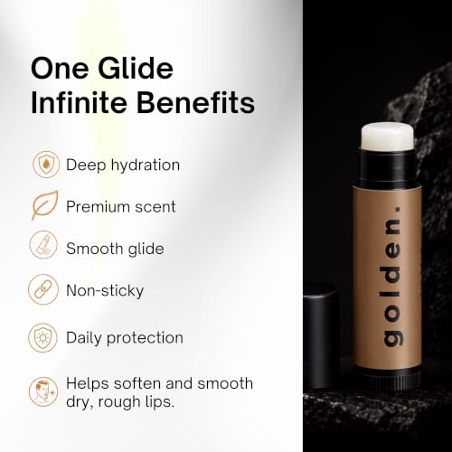 Men's Lip Balm Set - Soothing, Moisturizing, Aloe & Vitamin E, Vanilla Scent - Pack of 10