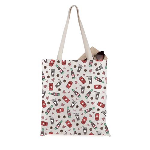 WCGXKO Dr P Soda Tote Bag - Favorite Drink & Social Club Gift