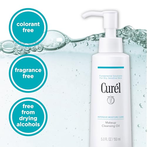 Curel Makeup Cleansing Oil for Dry Sensitive Skin, 5 fl oz