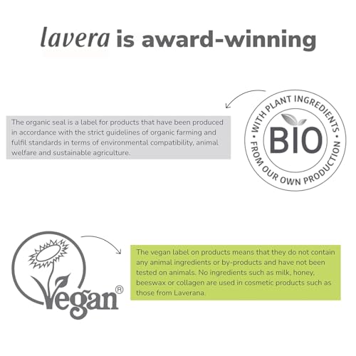 Organic Grape Lavera Good Night 2-in-1 Hand Cream & Mask - Vegan, Natural, Certified, 2.5 Fl Oz