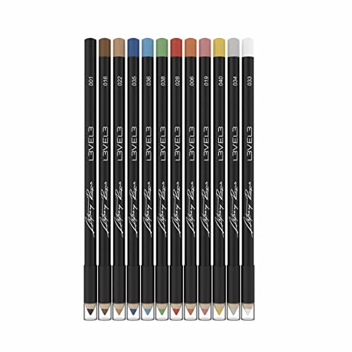 L3 Level 3 Colored Barber Pencils for Hairline & Beard Art