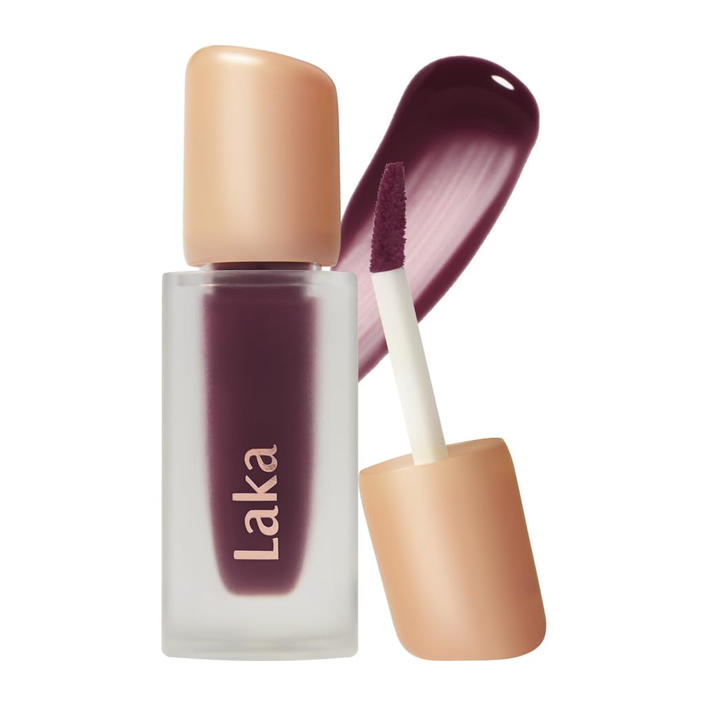 Fruity Glam Tint Lip Stain - Hydrating, Lightweight, Buildable Color | K-Beauty #101 Joyful, 4.5g/0.15oz