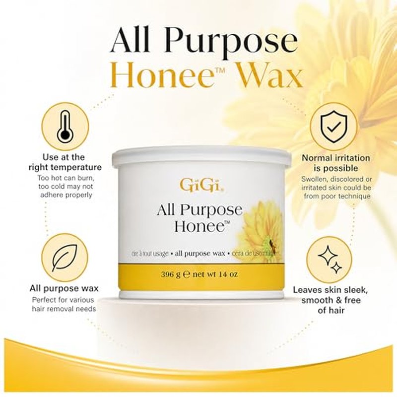 GiGi All Purpose Honee Wax 14 oz (Pack of 2)