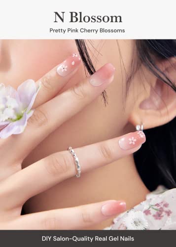 ohora Semi Cured Gel Nail Strips Set - Nude Ombre, 30 Wraps