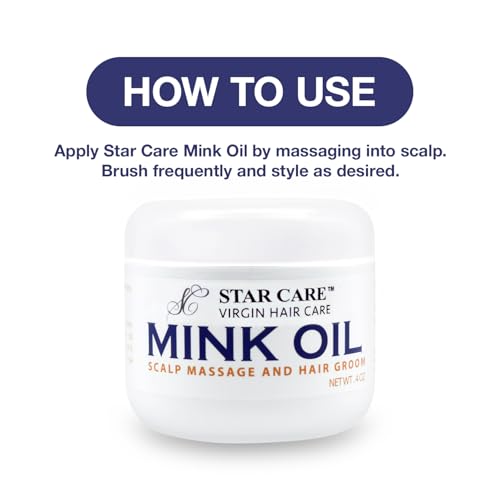 Mink Oil Hair Care for Scalp Relief & Hydration - 4oz