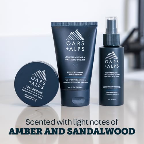 Oars + Alps Conditioning and Defining Hair Cream with Argan Oil, 3.4 oz