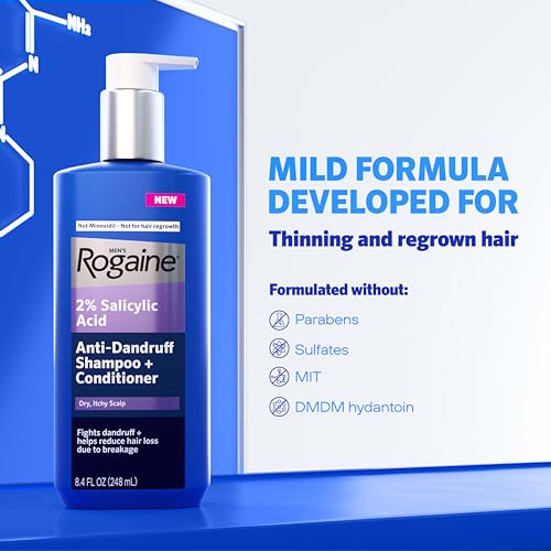 Men's Rogaine Anti-Dandruff 2-in-1 Shampoo & Conditioner, 8.4 fl oz - Dandruff Relief & Scalp Care