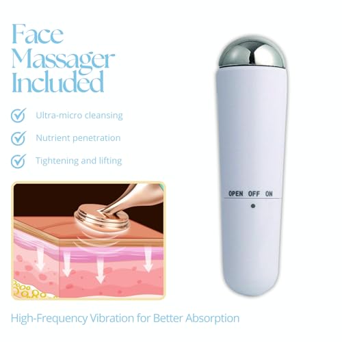TWILASH Hypochlorous Acid Face Serum 2-Pack with Facial Massager (120ml)