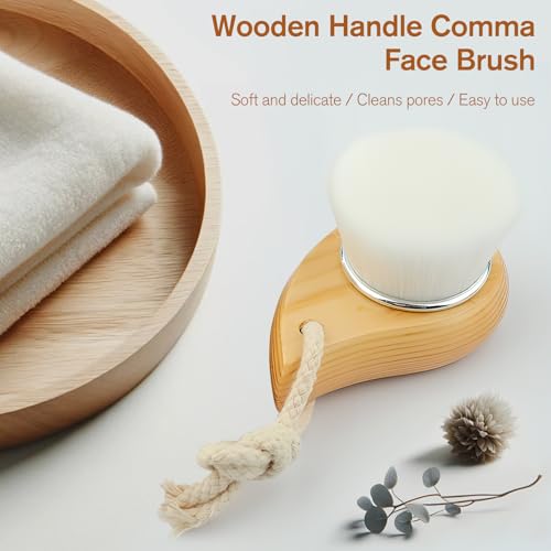 Soft Bristle Facial Cleansing Brush for Deep Pore Cleaning