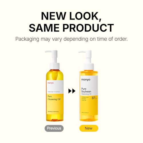 MANYO Pure Cleansing Oil - Natural Face Makeup Remover & Blackhead Care 200ml
