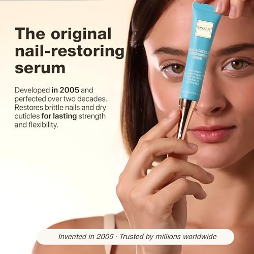 Onsen Nail & Cuticle Cream Treatment w/Japanese Tsubaki, Jojoba & Lavender Oil, Shea Butter ? Strengthens Nails, Softens Cuticles - Daily Repair Care (1 Count/15 ml)