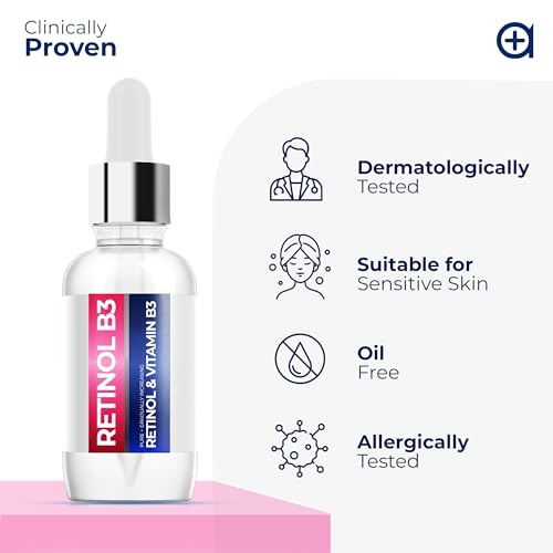 Retinol Serum for Face with Vitamin B3 - Anti Aging & Hydrating