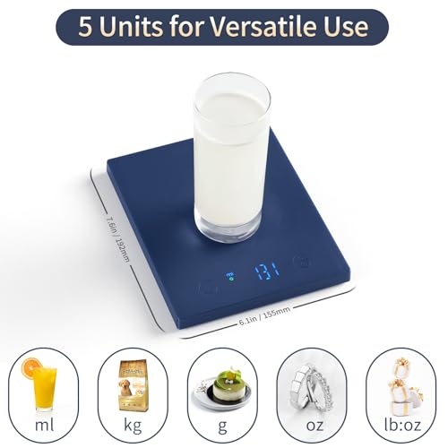 HOMEBUDS Digital Food Scale, 22lb/10kg Precision for Cooking & Baking