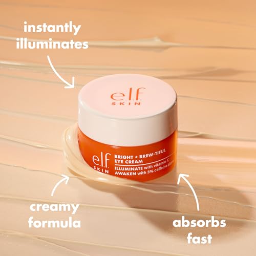 e.l.f. Bright + Brew-tiful Eye Cream - Brightening & Depuffing