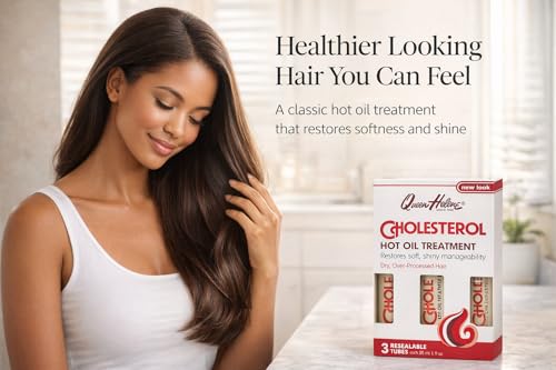 Queen Helene Cholesterol Hot Oil Treatment Pack of 6 - Deep Conditioning for Dry Damaged Hair