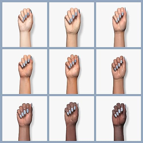 GAOY 16ml Jelly Nude Blue Gel Nail Polish - Sheer Translucent UV Cure