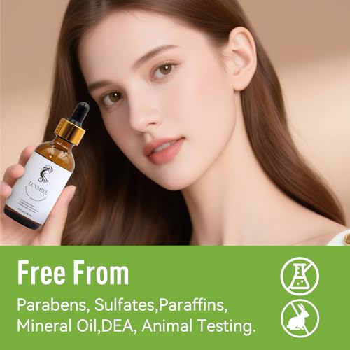 LUXMIEL Organic Rosemary Mint Hair Growth Oil - 2 fl oz Scalp Treatment