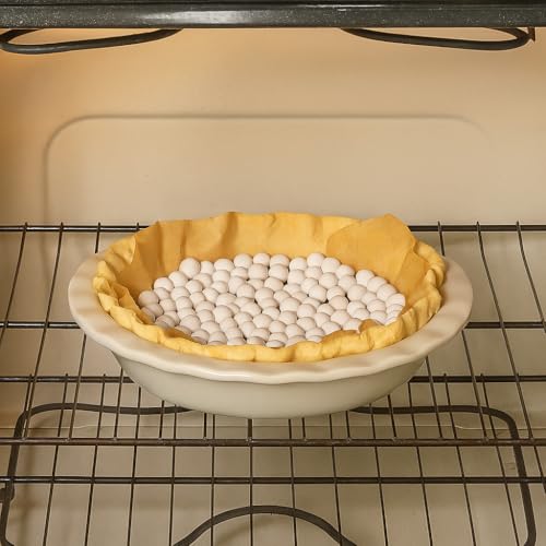 Mrs. Anderson's Ceramic Pie Crust Weights - 1.5 lb Natural Stoneware