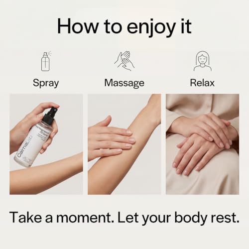 CalmaLab Pure Magnesium Oil Spray for Sleep, Feet & Muscle Recovery, 4oz