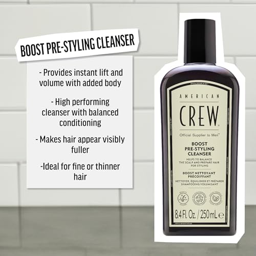 American Crew Boost Shampoo for Fine Thin Hair, 8.4 fl oz