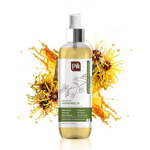 Pili Natural Witch Hazel Facial Toner - Oil Control & Pore Minimizer 8.4oz