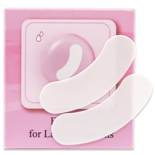Embagol Foam Eye Pads for Lash Extensions - Pre-Cut 100 Pcs, Lint-Free & Waterproof