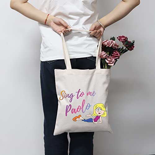 MNIGIU Tote Cosmetic Bag Sing to Me Paolo Makeup Pouch for Women