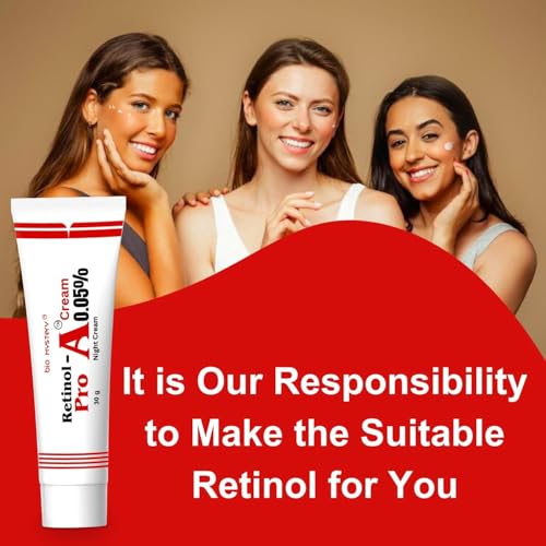 Bio Mystery Retinol Pro 0.05% Night Repair Cream for Wrinkle Reduction, 1 Oz