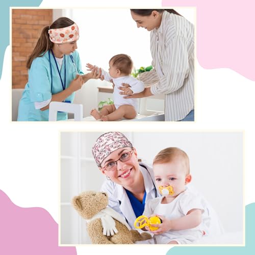 12 Pcs Labor and Delivery Nurse Headbands - Interest Design