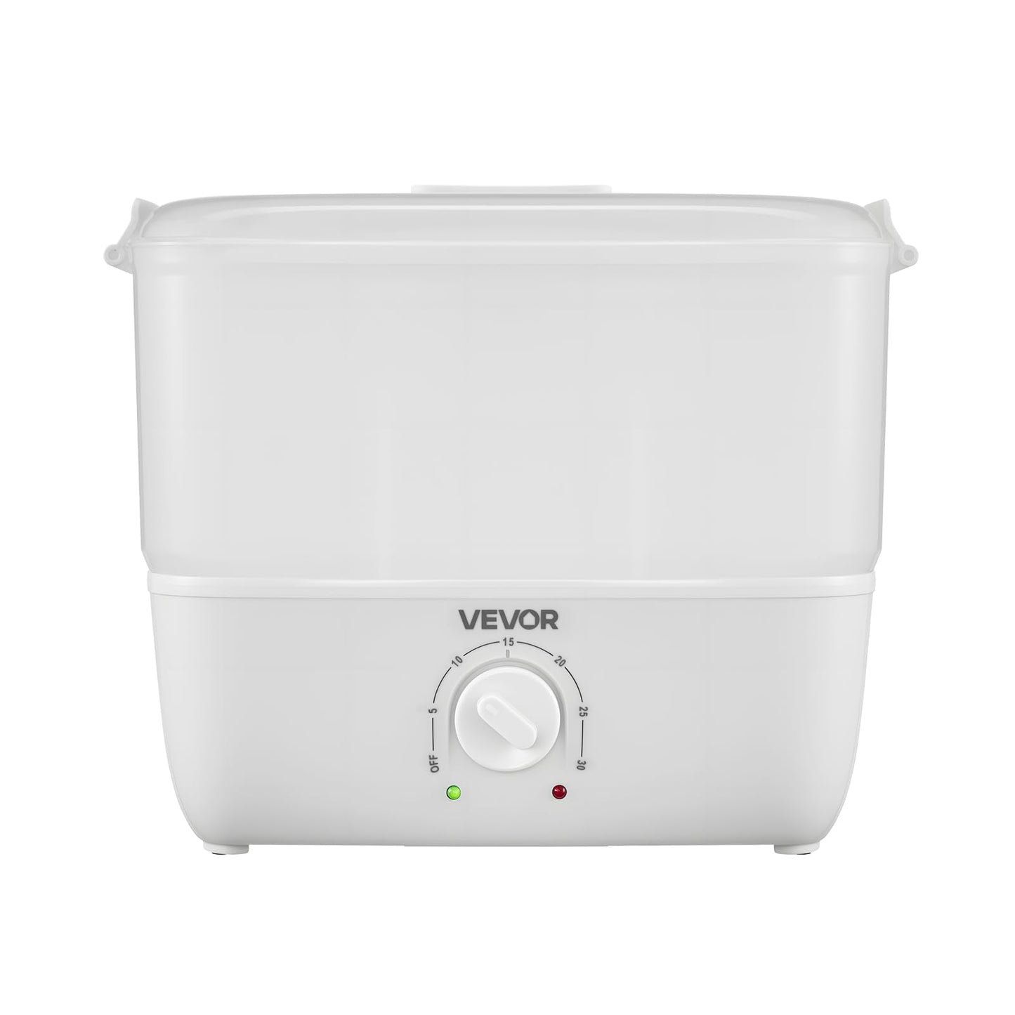 VEVOR Hot Towel Warmer, 1.1 gal Small Towel Steamer with Clip & Indicator, Holds 12-15 Towels, Portable Facial Warmer Quickly Heats Up in 5 Minutes, for Spa, Barber, Manicures, Massage, Salon, White