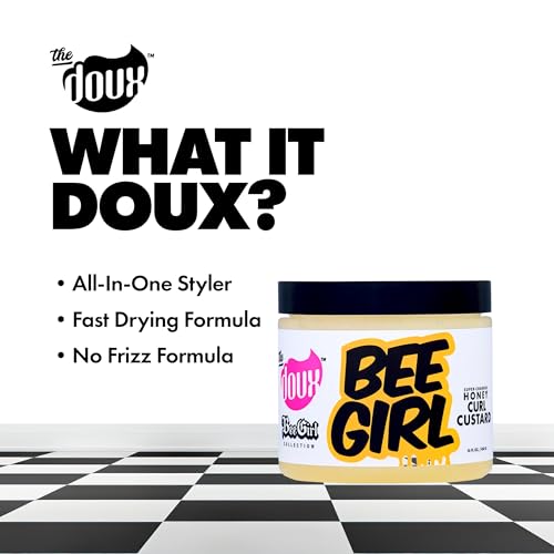 The Doux Bee Girl Honey Custard Curl Defining Gel 16 oz - Hydrating & Frizz Control