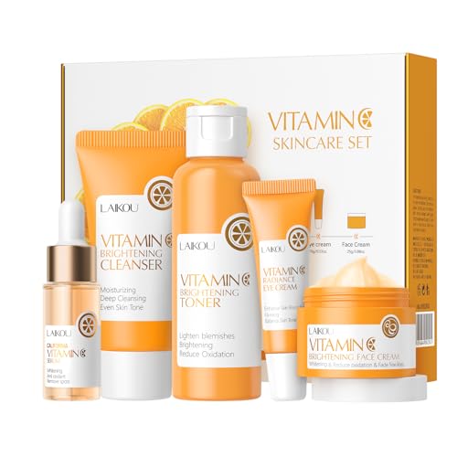 Charm Kiss Vitamin C Skincare Set - Brightening & Anti-Aging Face Care Kit