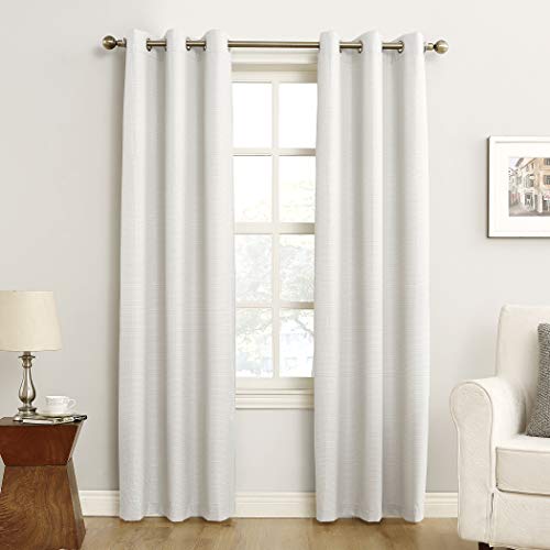 Sun Zero Cooper Thermal Insulated Grommet Curtain Panel - Pearl White, 40" x 84"