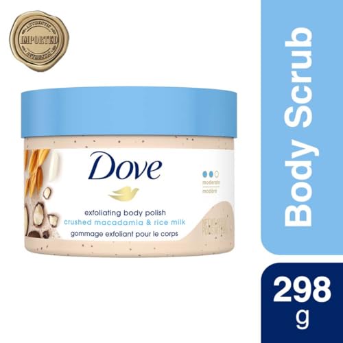 Dove Exfoliating Body Polish Macadamia & Rice Milk 10.5 oz